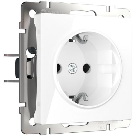 Розетка Werkel встраиваемая белая (a051108)