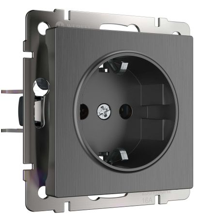 Розетка Werkel встраиваемая графит рифленый (a050761) экслибрисы и штемпели частных коллекций в фондах исторической библиотеки вып 1 2 е изд перераб и доп