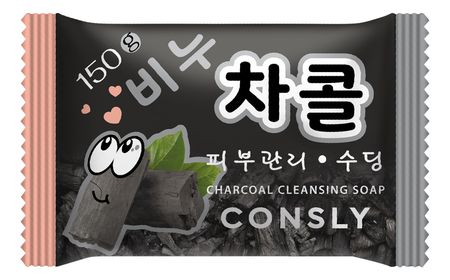 Выравнивающее мыло с древесным углем Soothing Charcoal Cleansing Soap 150г