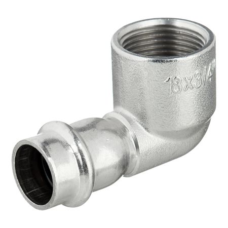 Угол Valtec (VTi.952.I.001805) 90° 18 мм х 3/4 ВР(г) нержавеющая сталь угол valtec vti 959 i 001515 45° 15 мм вв нержавеющая