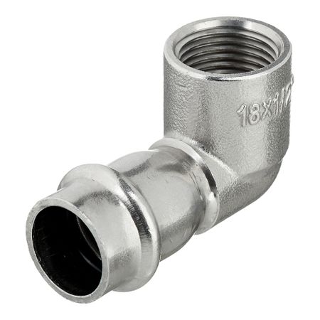 Угол Valtec (VTi.952.I.001804) 90° 18 мм х 1/2 ВР(г) нержавеющая сталь угол valtec vti 959 i 001515 45° 15 мм вв нержавеющая