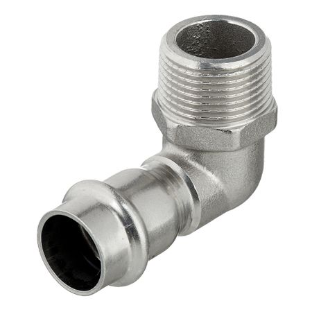 Угол Valtec (VTi.953.I.001805) 90° 18 мм х 3/4 НР(ш) нержавеющая сталь угол valtec vti 959 i 001515 45° 15 мм вв нержавеющая