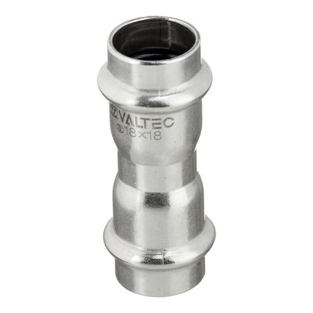 Муфта Valtec (VTi.903.I.001818) 18х18 мм нержавеющая сталь 304 a2 70 нержавеющая   2 5 шт круглая муфта с накаткой длинные удлиненные затягивающие гайки для большого пальца m3 m4 m5 m6 m8 m10 m12 m16