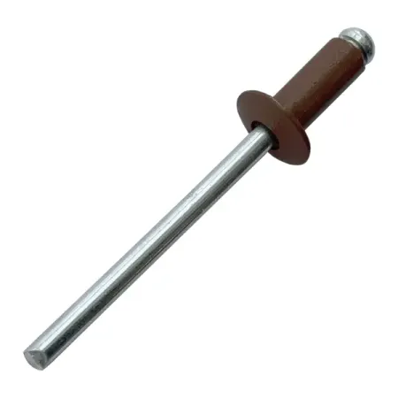 Заклепка вытяжная 4x10 мм цвет коричневый 50 шт.