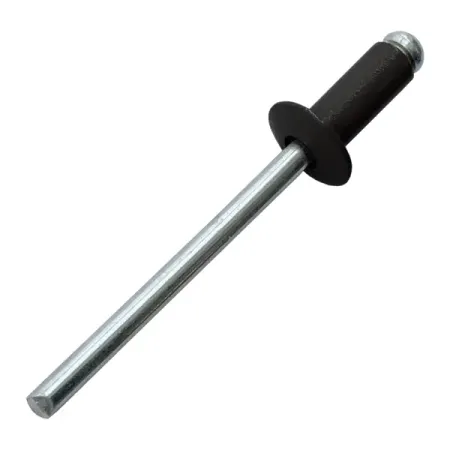 Заклепка вытяжная 4x10 мм цвет черный 50 шт.