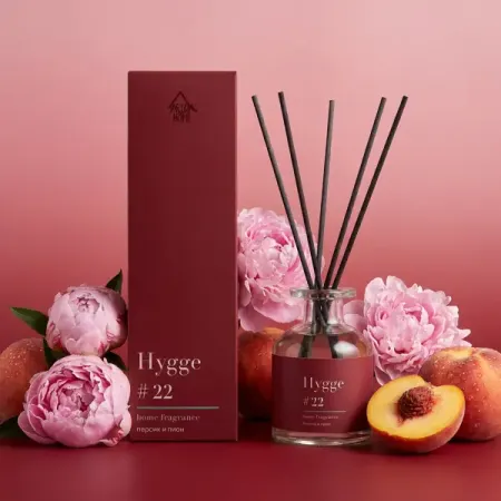 Ароматический диффузор Arida Home Hygge 22 Персик и пион 50 мл