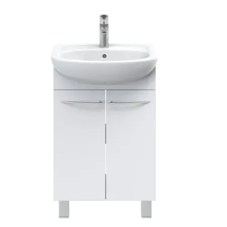 Тумба под раковину Краков ТК-55 напольная 50.5 см цвет белый