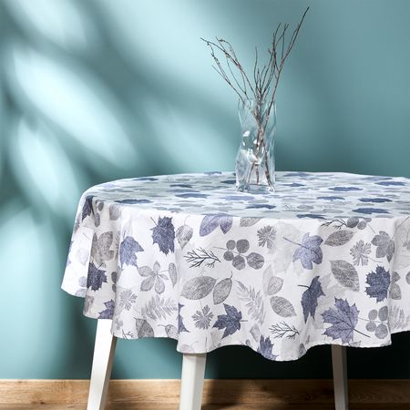 Скатерть круглая Листья/Fogliame мультиколор