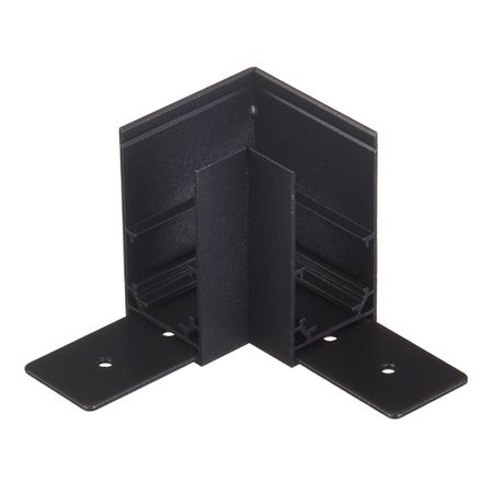 Коннектор для магнитного шинопровода L-образный Эра Nova черный (Б0054787/3051)