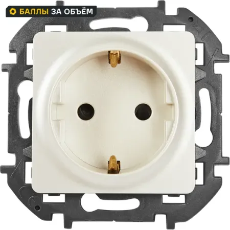 Розетка с заземлением Lexman Lilian без шторок 16А 250В винтовые зажимы цвет жемчуг кулисные переключатели 250в 3а