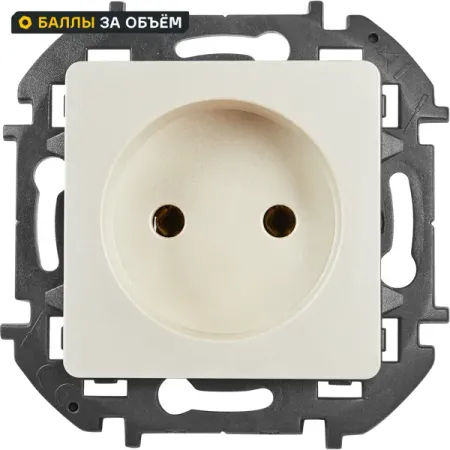 Розетка без заземления Lexman Lilian без шторок 16А 250В винтовые зажимы цвет жемчуг кулисные переключатели 250в 3а