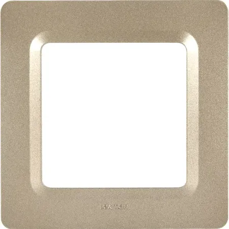 Рамка для розеток и выключателей Lexman Lilian Modern 1 пост цвет шампань елена вячеславовна скурко пост право