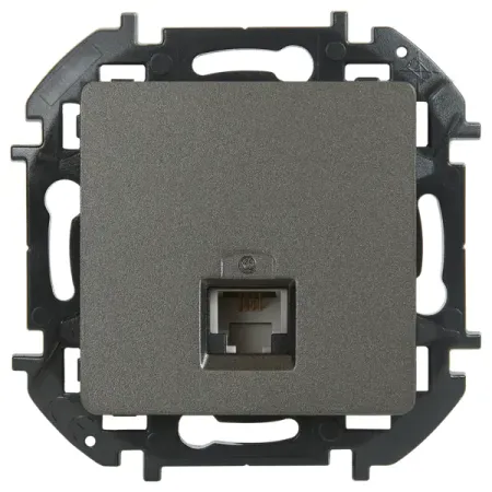 Розетка телефонная RJ11 - Lexman Lilian - титан