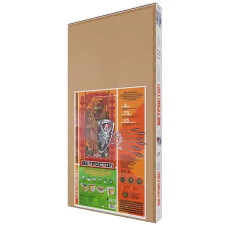 Тепло-Шумоизоляция для внешних и внутренних работ Ветростоп 1219x600x25 мм 2.1 м²