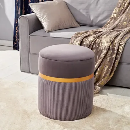 Пуф 40x40x46 см цвет коричневый книга с наклейками ашан красная птица многоразовые расставь мебель в доме