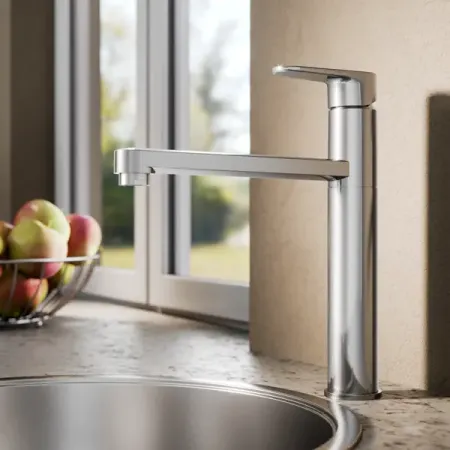 Смеситель кухонный Ideal Standard Cerafine общая высота 28.1 см цвет хром