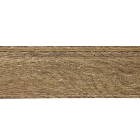 Плинтус напольный Веллингтон полистирол цвет коричневый 2000x13x80 мм