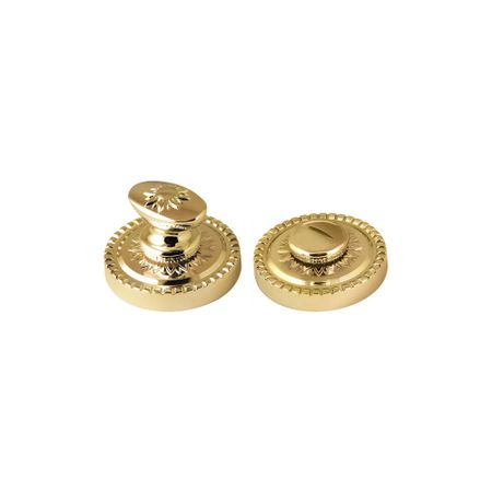 Фиксатор Armadillo BK6 круглая розетка золото