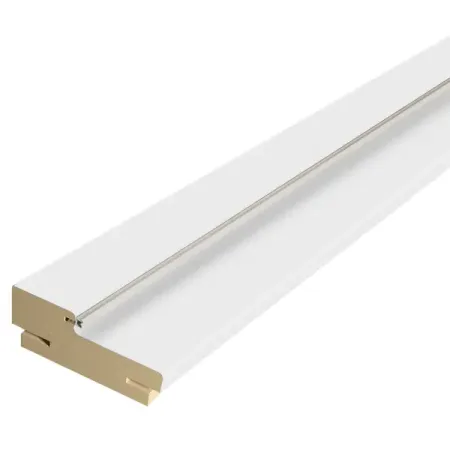 Комплект дверной коробки Эмили/Стэп/Бланка телескопический 2070x74x28 мм полипропилен цвет белый (2.5шт.)