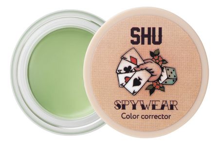 Высокопигментированный корректор для лица Spywear Color Corrector 2,8г: 32 Зеленый