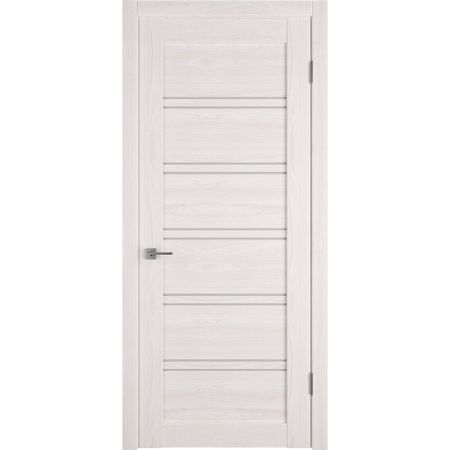 Дверь межкомнатная Лайт 28 800х2000 мм финишпленка 3D day со стеклом с замком и петлями