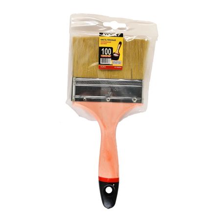 Кисть плоская КРЕОСТ 100 мм.
