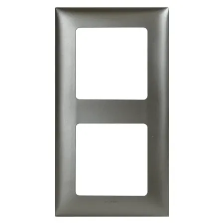 Рамка для розеток и выключателей Lexman Lilian Classic 2 поста цвет титан декоративная рамка фары для gwm haval dargo 2023 2024 рамка для крепления фар