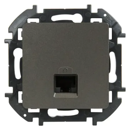 Розетка компьютерная RJ45 категория 5e UTP - Lexman Lilian - титан