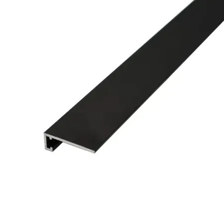 Микроплинтус напольный Русский профиль алюминий цвет черный 2400x18 мм комплект пружин и  ных шариков для ударной дрели dewalt 20 в