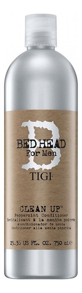 Кондиционер для волос с ментолом Bed Head For Men Clean Up Peppermint Conditioner: Кондиционер 750мл мускари lefeber peppermint 20 шт