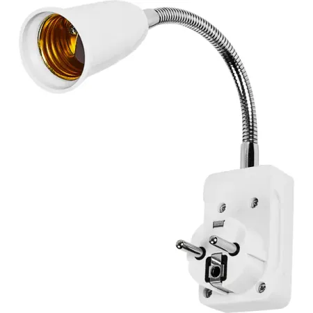 Переходник-вилка с выключателем 220 В без заземления 4 А 150 мм