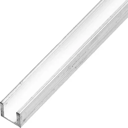 Профиль П-образный алюминий 6x6x1x2000 мм серый п образный диван king modool велюр alkantara серый