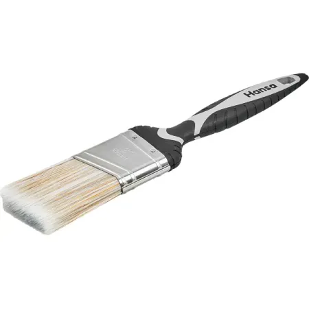 Кисть скошенная для водных красок 50 мм Hansa Perfect синтетическая щетина