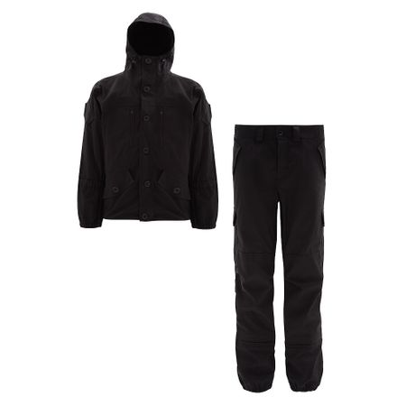 Костюм мужской защитный Inruska Twin 52-54 рост 182-188 см черный рюкзак атака титанов сезон 1 3 41 30 15см полиэстер 2 отд 3 кармана светоотраж элементы