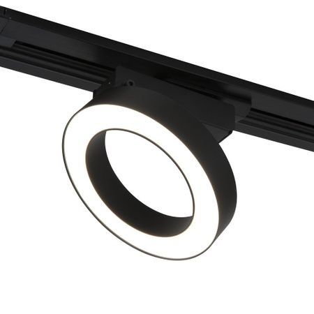 Светодиодный трековый светильник однофазный Elektrostandard Spila 4200К 12 Вт черный (85079/01) светодиодный трековый светильник однофазный elektrostandard glory 4200к 7 вт 3 кв м белый a044000
