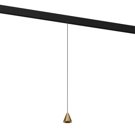 Светодиодный трековый светильник магнитный Elektrostandard Slim Magnetic 4200К 5 Вт черный/латунь (85039/01) hafele замок магнитный wc латунь 50 196 18 95 8 8 911 23 602