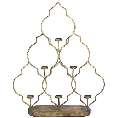 Подсвечник Glasar для 6 свечей 79 см