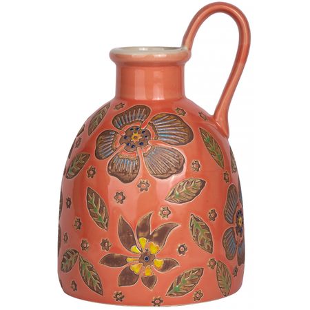 Ваза с ручкой Glasar 13х13х18 см