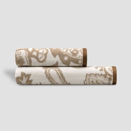 Полотенце Togas Ралини 70х140 см Бело-бежевый