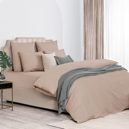 Пододеяльник Dome Лорено 175х205 см Светло-коричневый