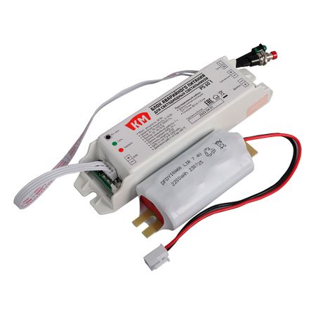 Блок аварийного питания для светодиодного светильника КМ 60 Вт IP20 220 В (PS 60 1) evemodel pcb012 распределитель питания для освещения