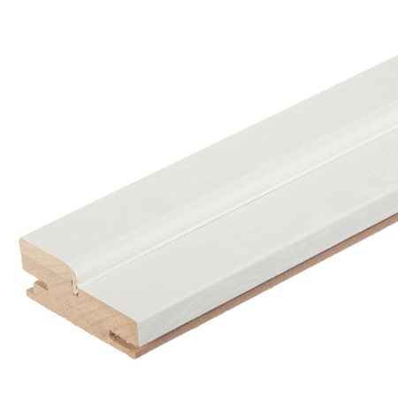 Коробка дверная телескопическая Атум 28 80х32х2100 мм ПВХ белая (2,5 шт.)