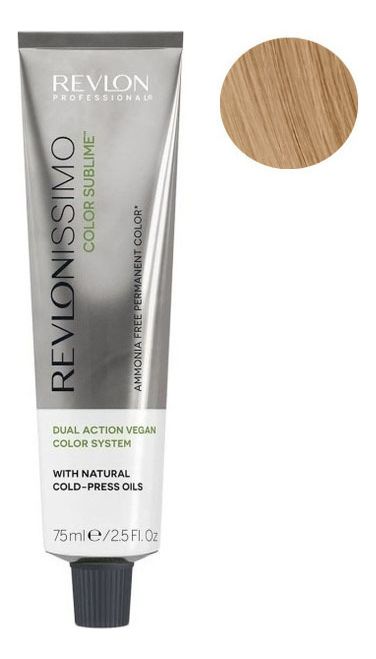Безаммиачная краска для волос с маслом холодного отжима Revlonissimo Color Sublime Vegan 75мл: 10.04 Очень очень светлый блондин мягкий медный безаммиачная краска для волос с маслом холодного отжима revlonissimo color sublime vegan 75мл 8 21 светлый блондин перламутрово пепельный