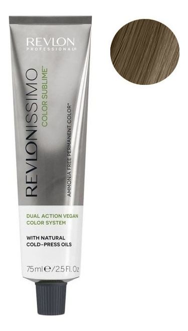 Безаммиачная краска для волос с маслом холодного отжима Revlonissimo Color Sublime Vegan 75мл: 5.3 Светло-коричневый золотистый безаммиачная краска для волос с маслом холодного отжима revlonissimo color sublime vegan 75мл 8 21 светлый блондин перламутрово пепельный