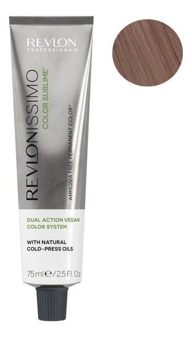 Безаммиачная краска для волос с маслом холодного отжима Revlonissimo Color Sublime Vegan 75мл: 8.35 Светлый блондинзолотисто-махагоновый безаммиачная краска для волос с маслом холодного отжима revlonissimo color sublime vegan 75мл 8 21 светлый блондин перламутрово пепельный