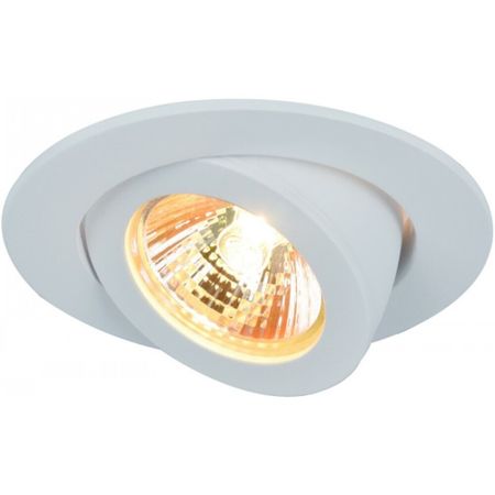 Светильник встраиваемый GU10 поворотный белый 50 Вт IP20 Arte Lamp Accento (A4009PL-1WH)
