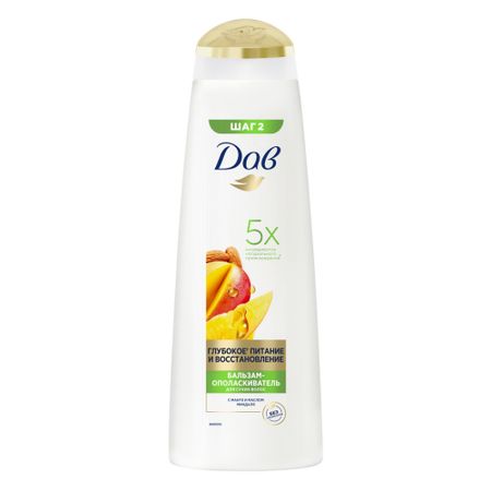 Бальзам Дав Глубокое питание и восстановление с манго 350 мл