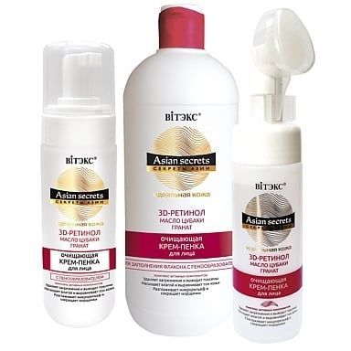 Крем-пенка для лица очищающая с силиконовой щеткой Витэкс Секреты Азии 175мл дара преображенская секреты женственности от мэрилин монро м преображенская