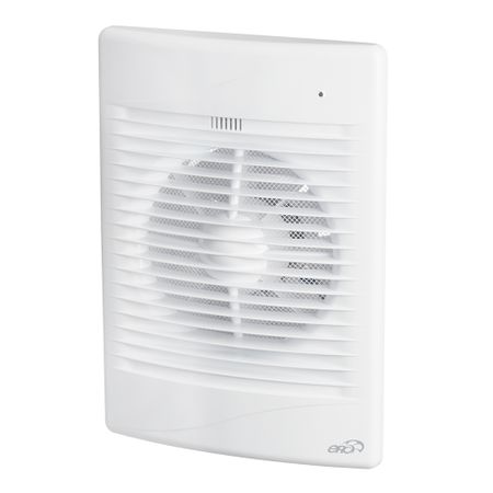 Вентилятор осевой Era Standard 5S с антимоскитной сеткой 180х250 мм d125 мм белый