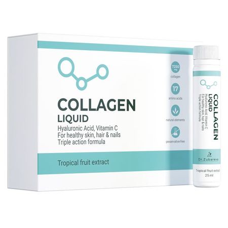 Коллаген питьевой концентрат вкус тропика Dr.Zubareva/Др.Зубарева шоты 14шт